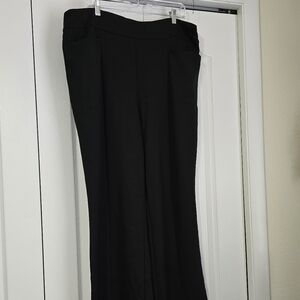 NY&C New York & Company Pull on Black Wide Leg Pants Size 2XL ~ NWT RETAIL $70